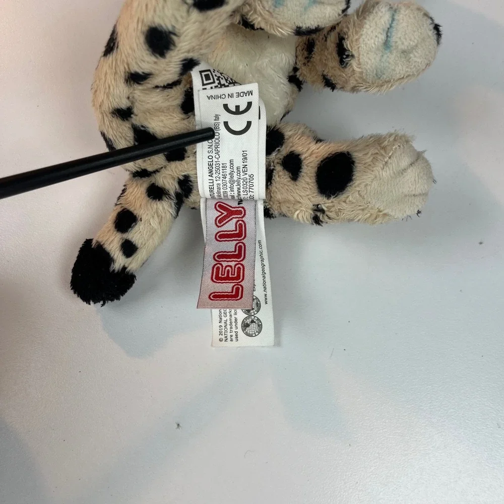 National Geographic Lelly Iberian Lynx Plush Spotted Wild Cat Stuffed Animal 6